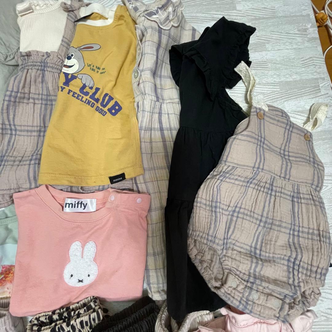 【大量】子供服 女の子 ベビー キッズ まとめ売り 68点 おまけ付き