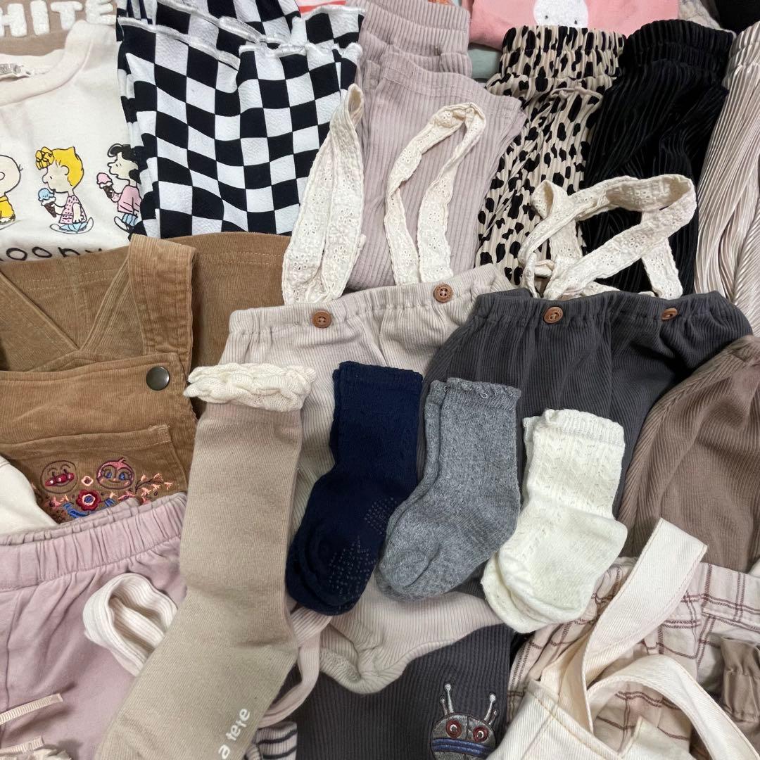 【大量】子供服 女の子 ベビー キッズ まとめ売り 68点 おまけ付き