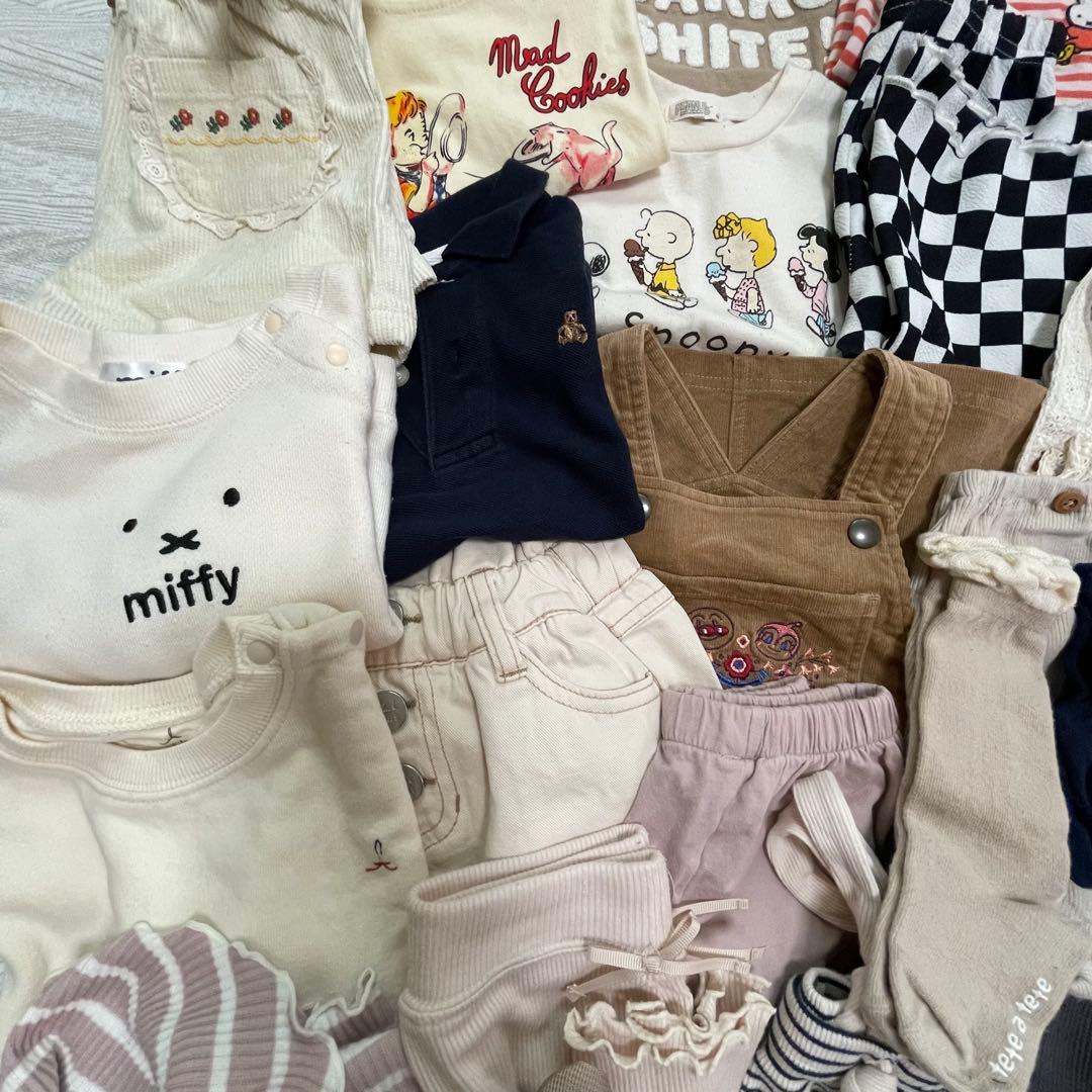 【大量】子供服 女の子 ベビー キッズ まとめ売り 68点 おまけ付き
