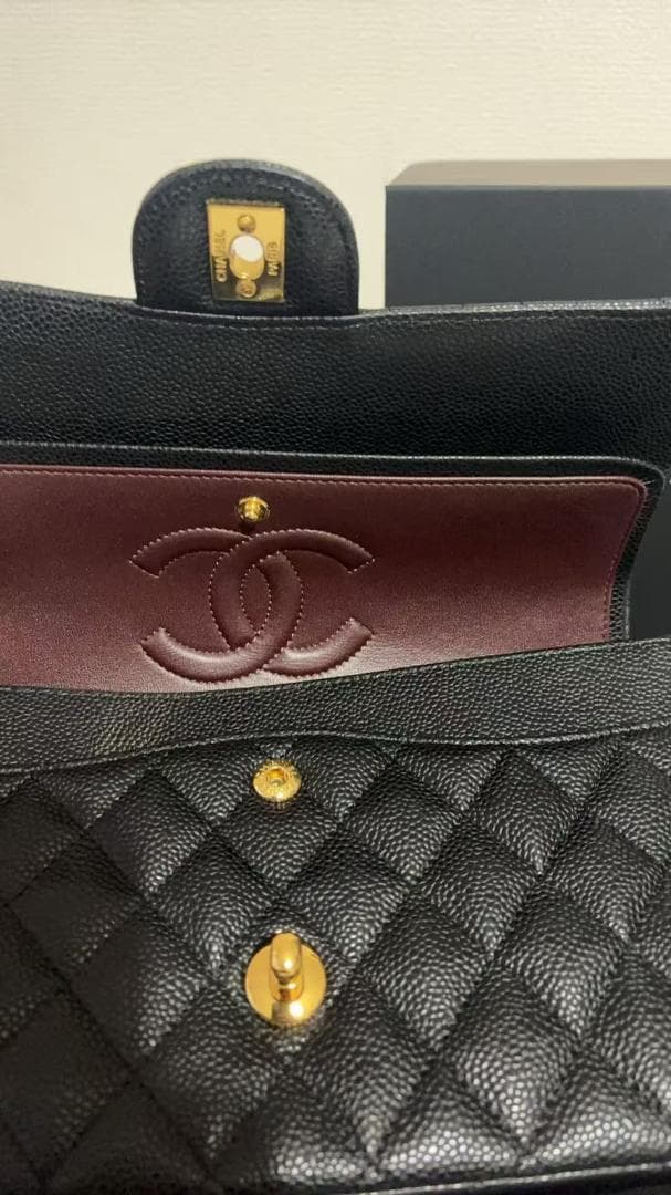 美品✨ 希少 cHaNeL✨ レザー ショルダーバッグ ✨ブラック