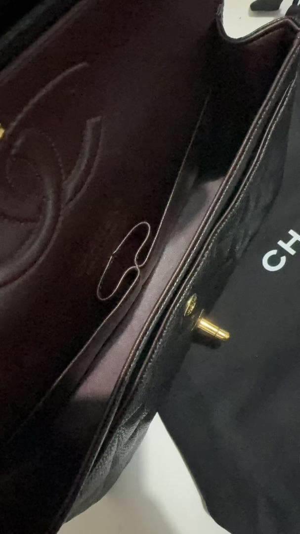 美品✨ 希少 cHaNeL✨ レザー ショルダーバッグ ✨ブラック