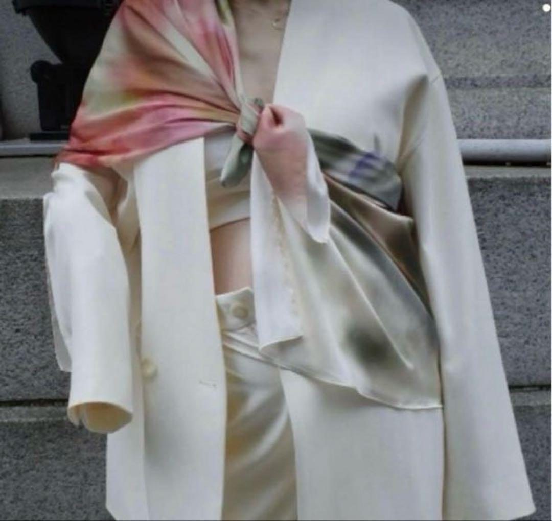 ジャケット・アウター SMOKE FLOWER SCARF JACKET(Ameri Vintage)
