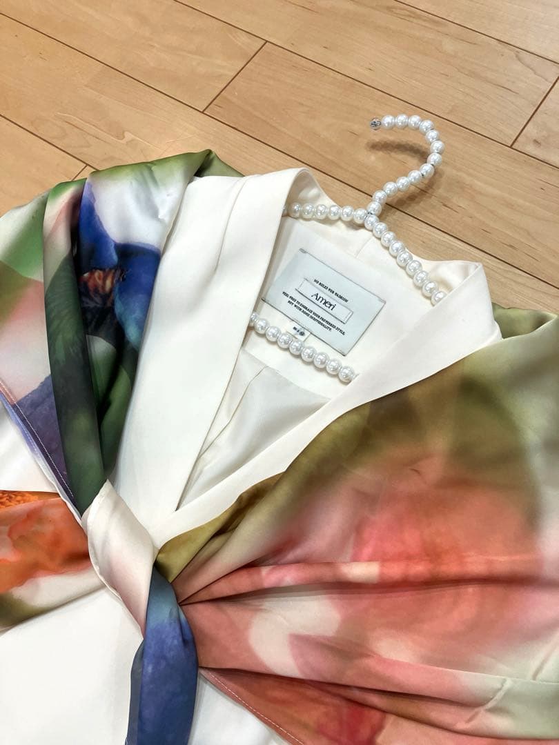 ジャケット・アウター SMOKE FLOWER SCARF JACKET(Ameri Vintage)