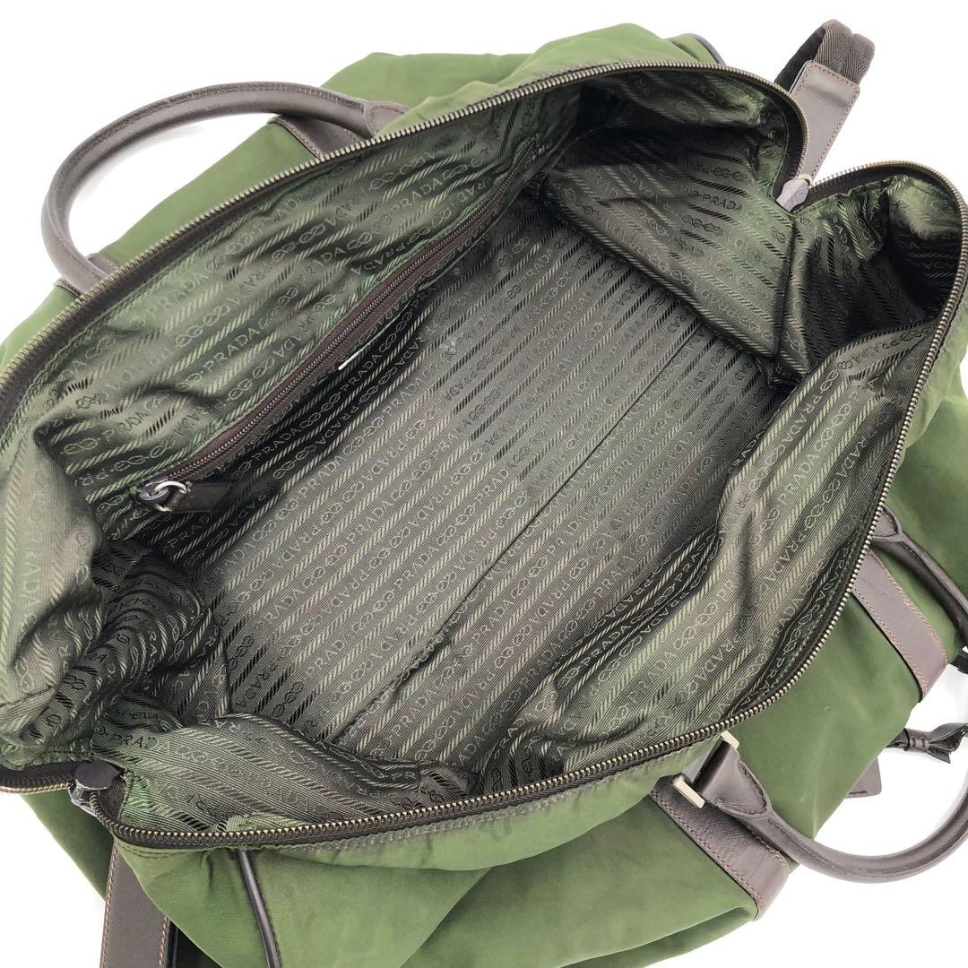 【美品✨】プラダ 2way ボストンバッグ ショルダーバッグ ナイロン 南京錠