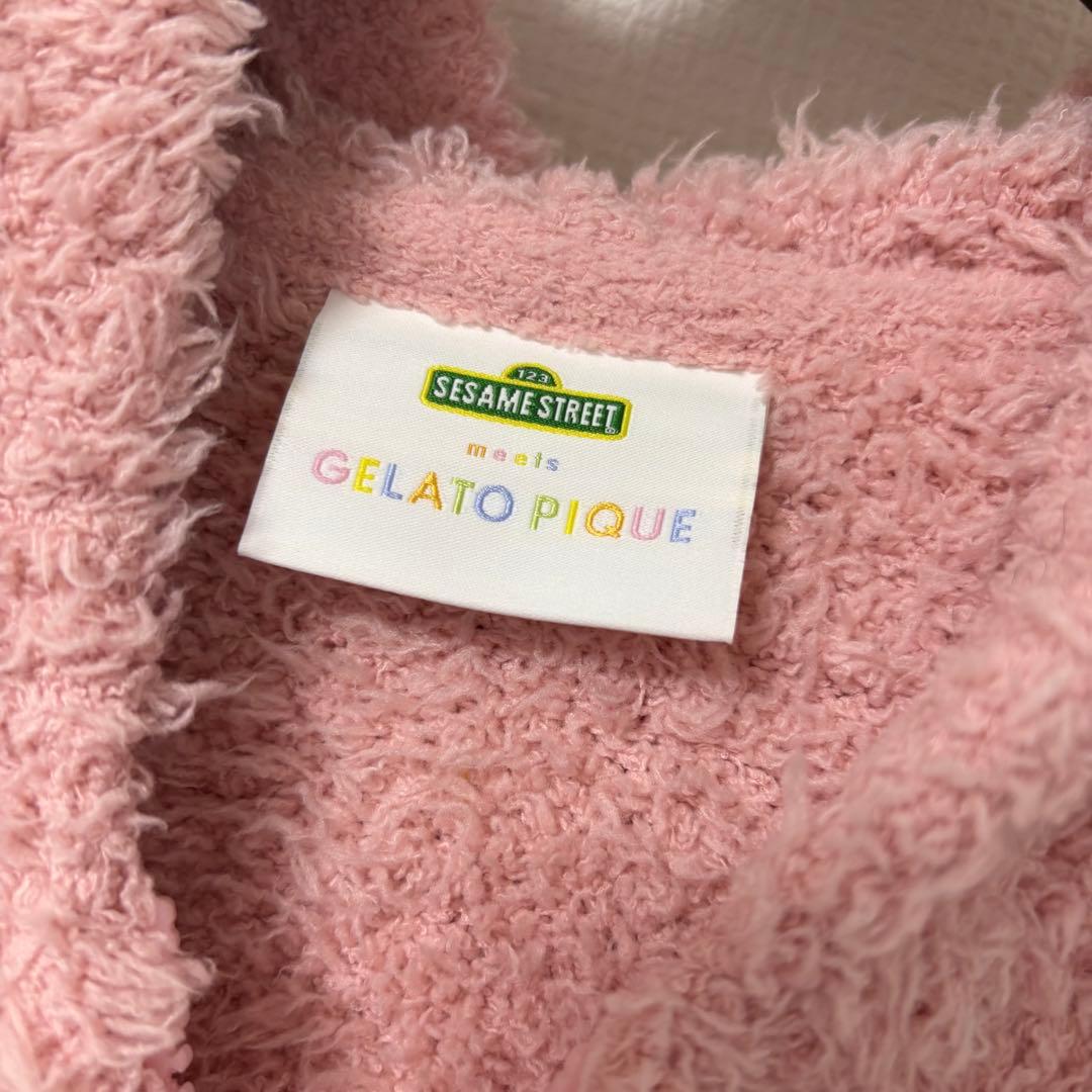 gelato pique×SESAME STREET パーカー ピンク タグ付き