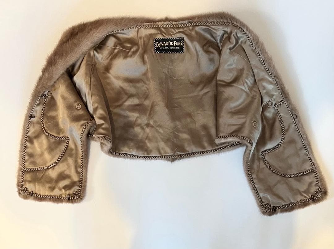 美品 毛皮 ミンク ファース トール マフラー 成人式