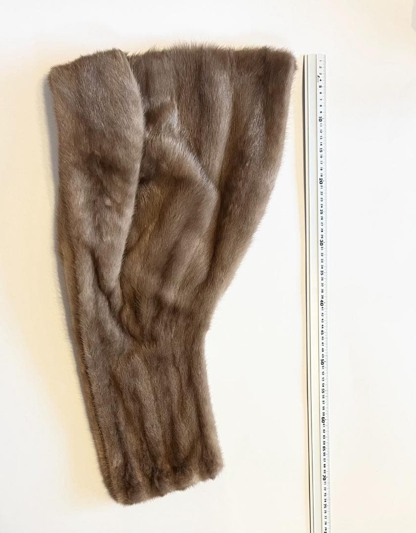 美品 毛皮 ミンク ファース トール マフラー 成人式