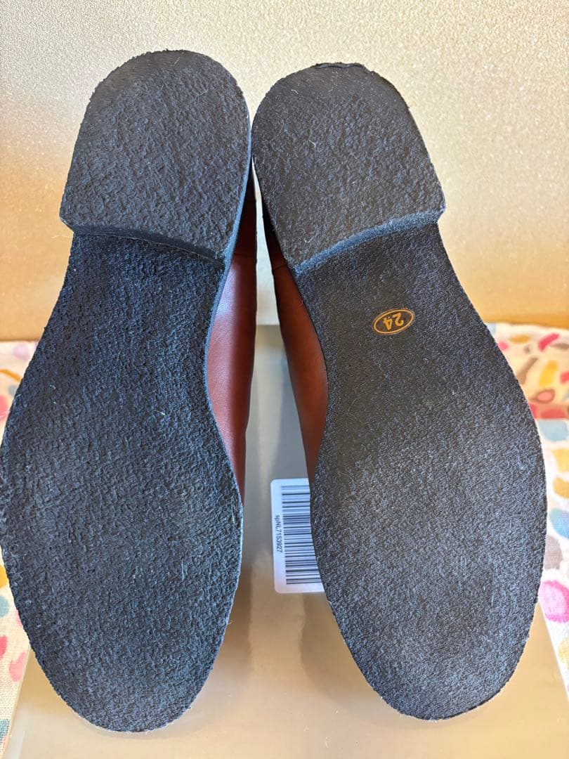 週末値下げ　マーガレットハウエル　ブーツ　ダークブラウン　24cm 2324