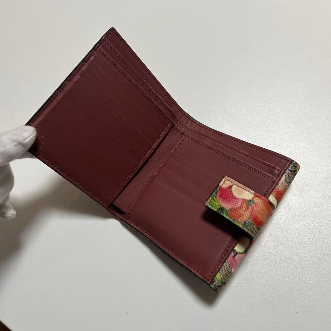【希少】GUCCI グッチ GGブルームス フローラ 花柄 財布 二つ折り