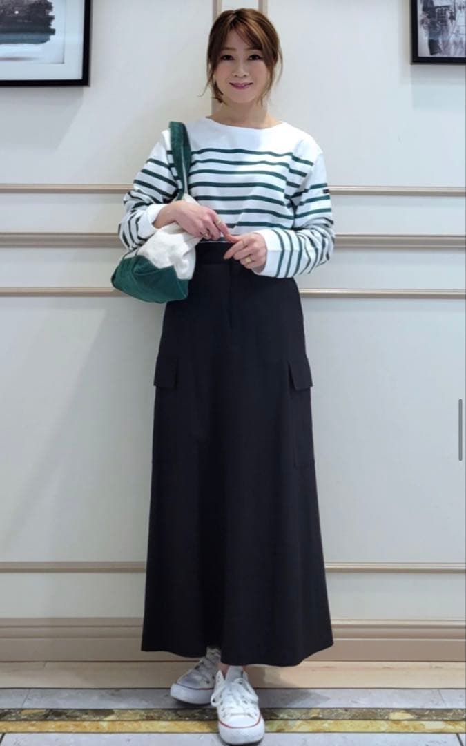 23区　【BAILA 掲載】キュプラナイロンストレッチ スカート　¥19,910