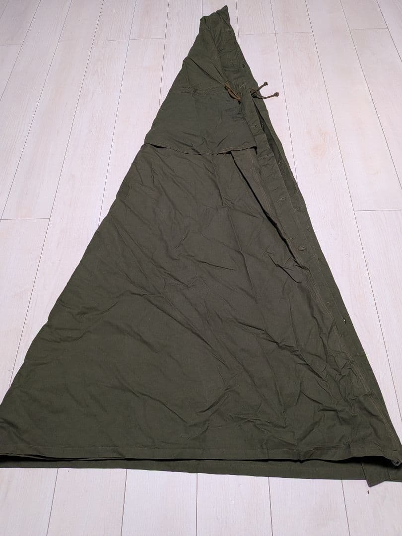ポーランド軍 USED 軍幕 ポンチョ ワンポールテント サイズ1 2枚セット