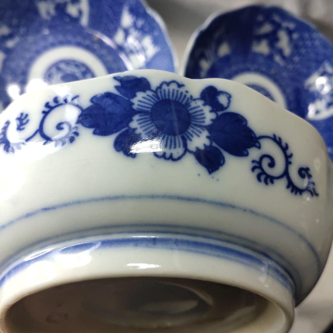 古伊万里焼 膾皿 なます皿 松竹梅文 未使用美品 旧家蔵出し アンティーク