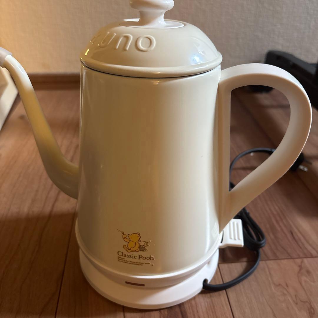 新品 BRUNO電気ケトル くまのプーさん