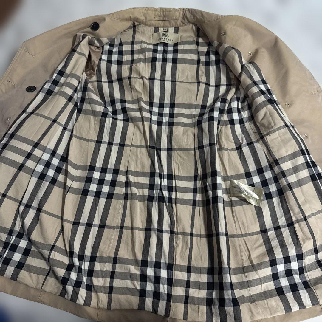 （希少）XXLサイズ 美品 BURBERRY BRITベージュ トレンチコート
