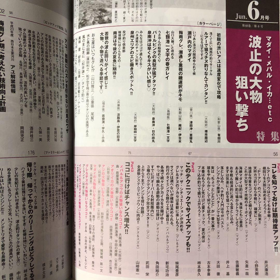 関西のつり / 2011年 6月号 / 波止の大物狙い撃ち！！ / 岳洋社