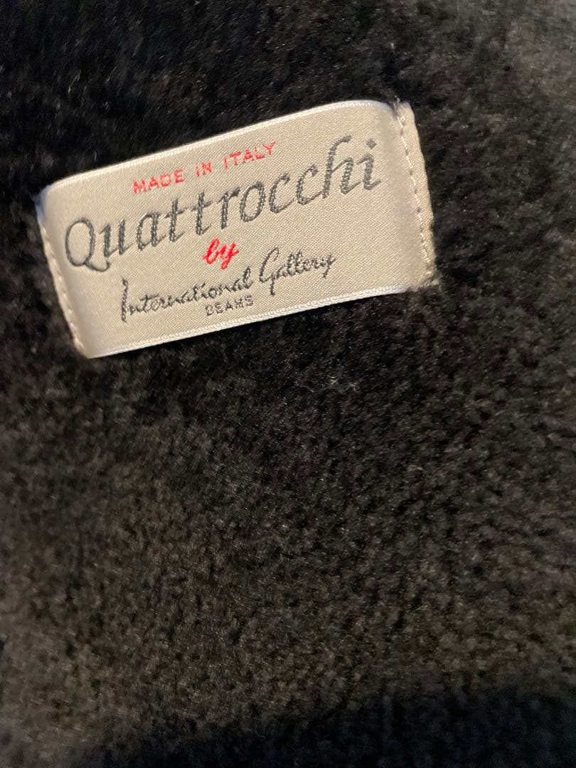 美品　B3ムートンジャケット/QUATTROCCHI/ビームス ブラック