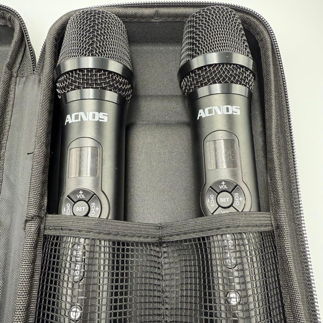 通電確認済Acnos Mi-30e ワイヤレスマイク2本セットBluetooth