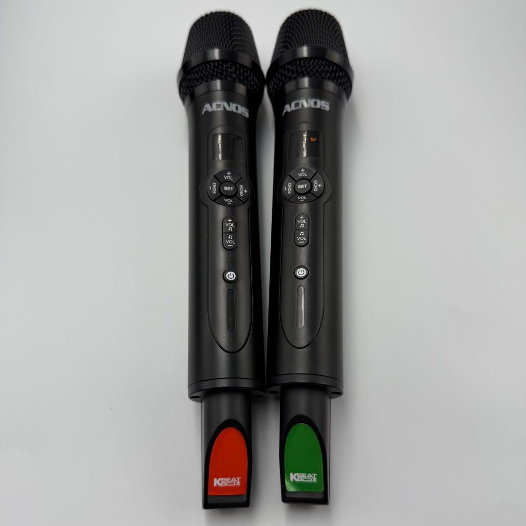 通電確認済Acnos Mi-30e ワイヤレスマイク2本セットBluetooth