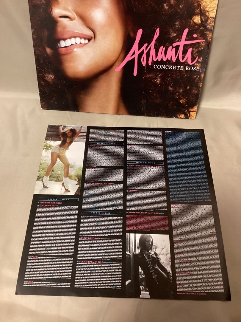 (USED)ASHANTI ‎ CONCRETE ROSE 2枚組レコードLP