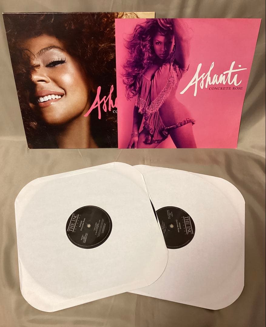 (USED)ASHANTI ‎ CONCRETE ROSE 2枚組レコードLP