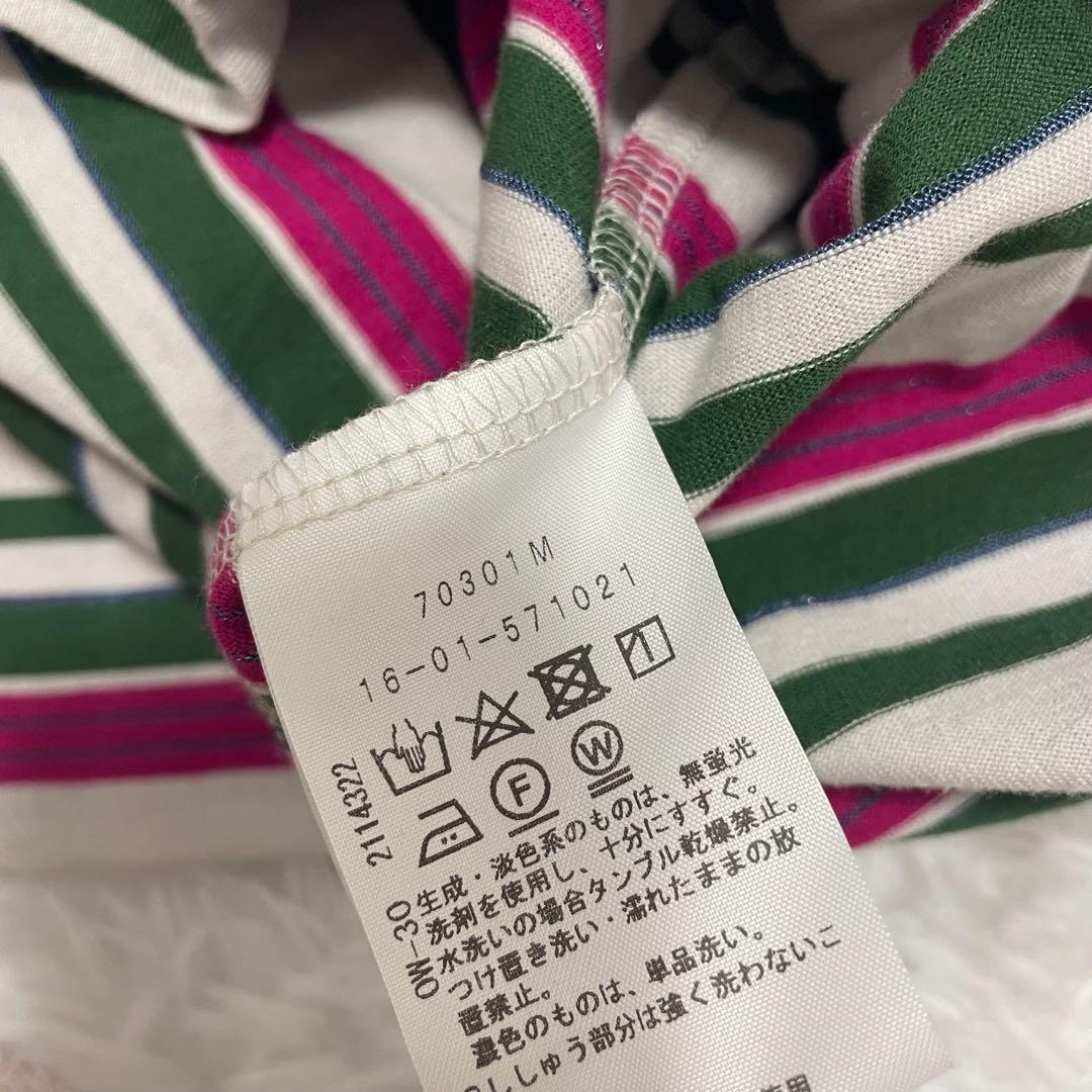 ヴィヴィアンウエストウッド　レッドレーベル　ボーダー　刺繍　ワンピース　リボン