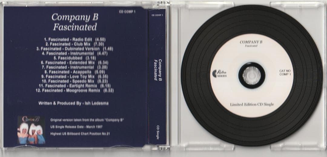 Company B　Fascinated REMIXES　貴重 CD