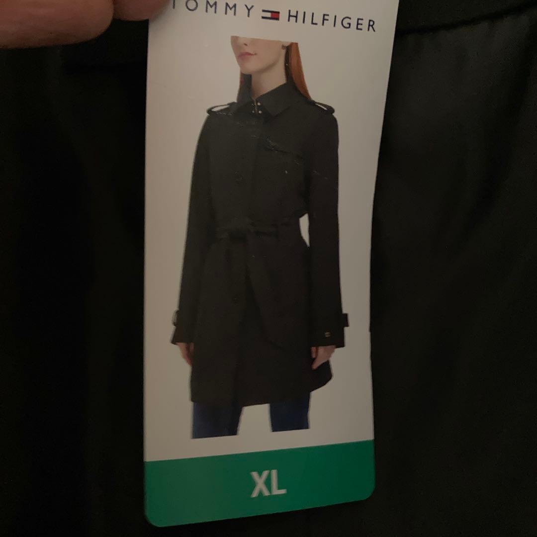   ブラック トレンチコート XL 新品未使用