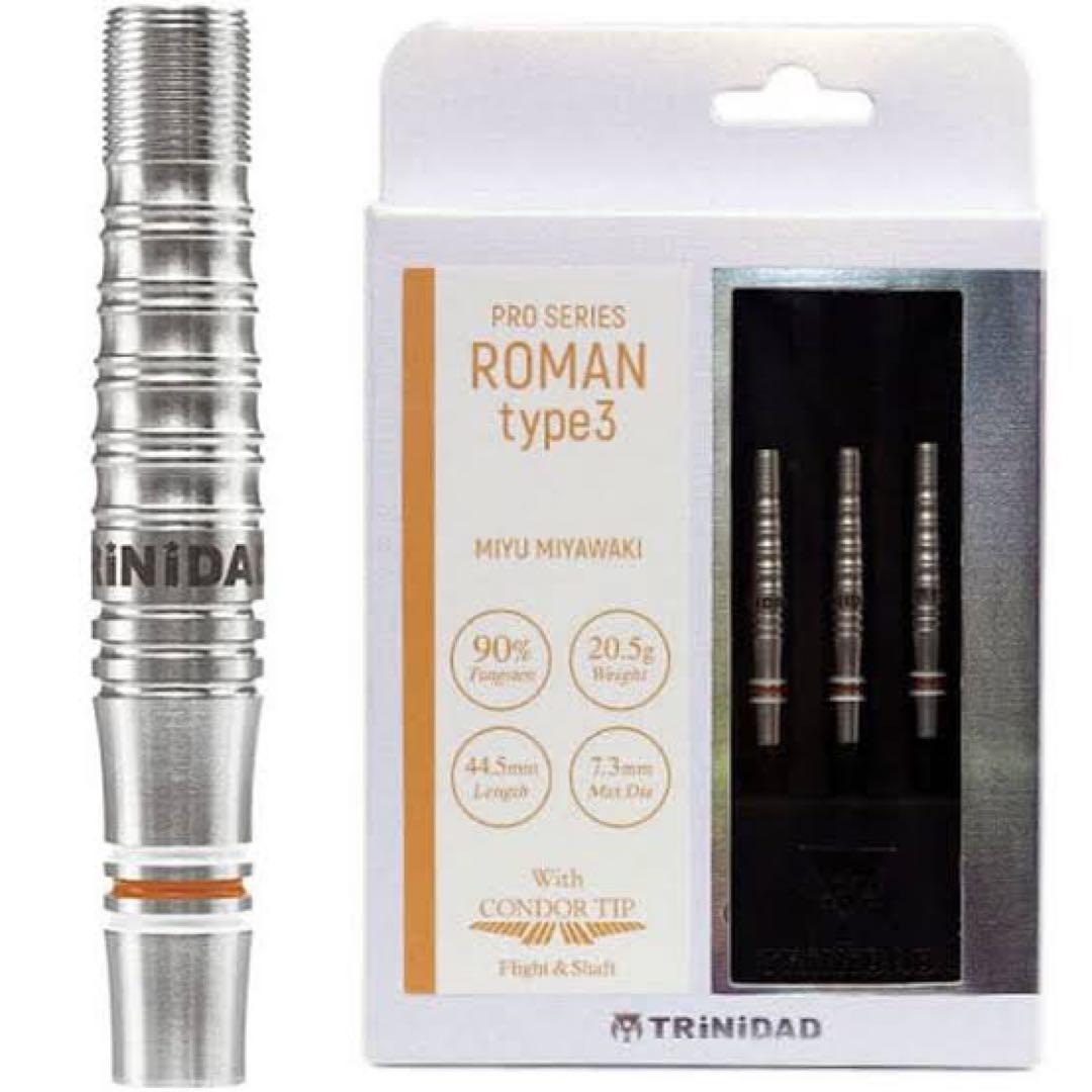 定価11990円　宮脇実由　TRiNiDAD Romanローマン3 ソフトダーツ