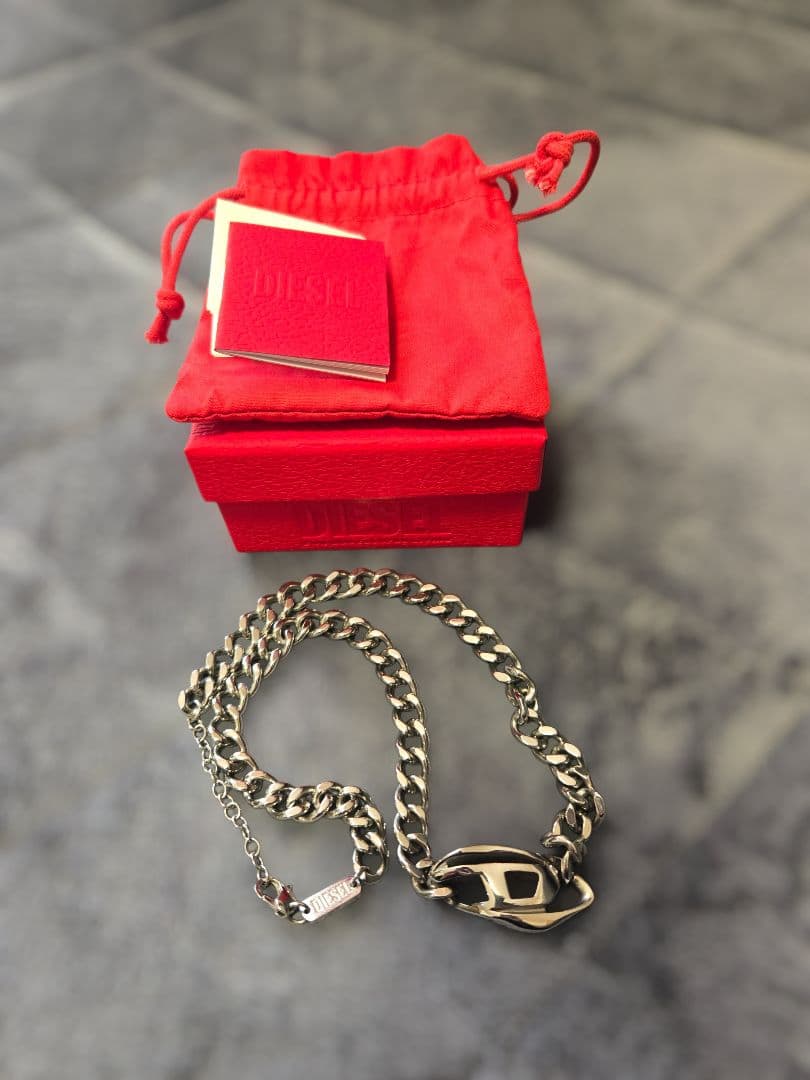 【美品】DIESEL ネックレス Dx1412