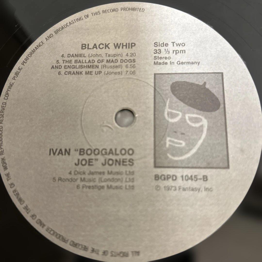 洋楽 Ivan Boogaloo Joe Jones / Black Whip LP