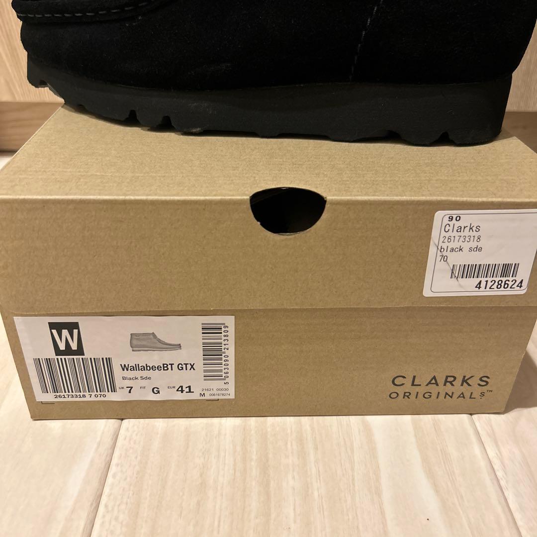 靴 clarks wallabee gtx uk7