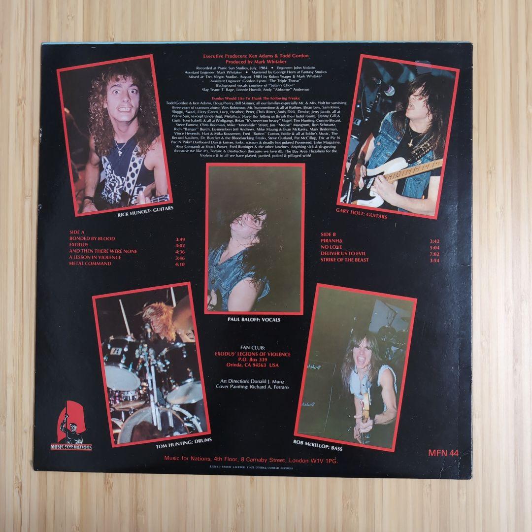 洋楽 EXODUS / BONDED BY BLOOD