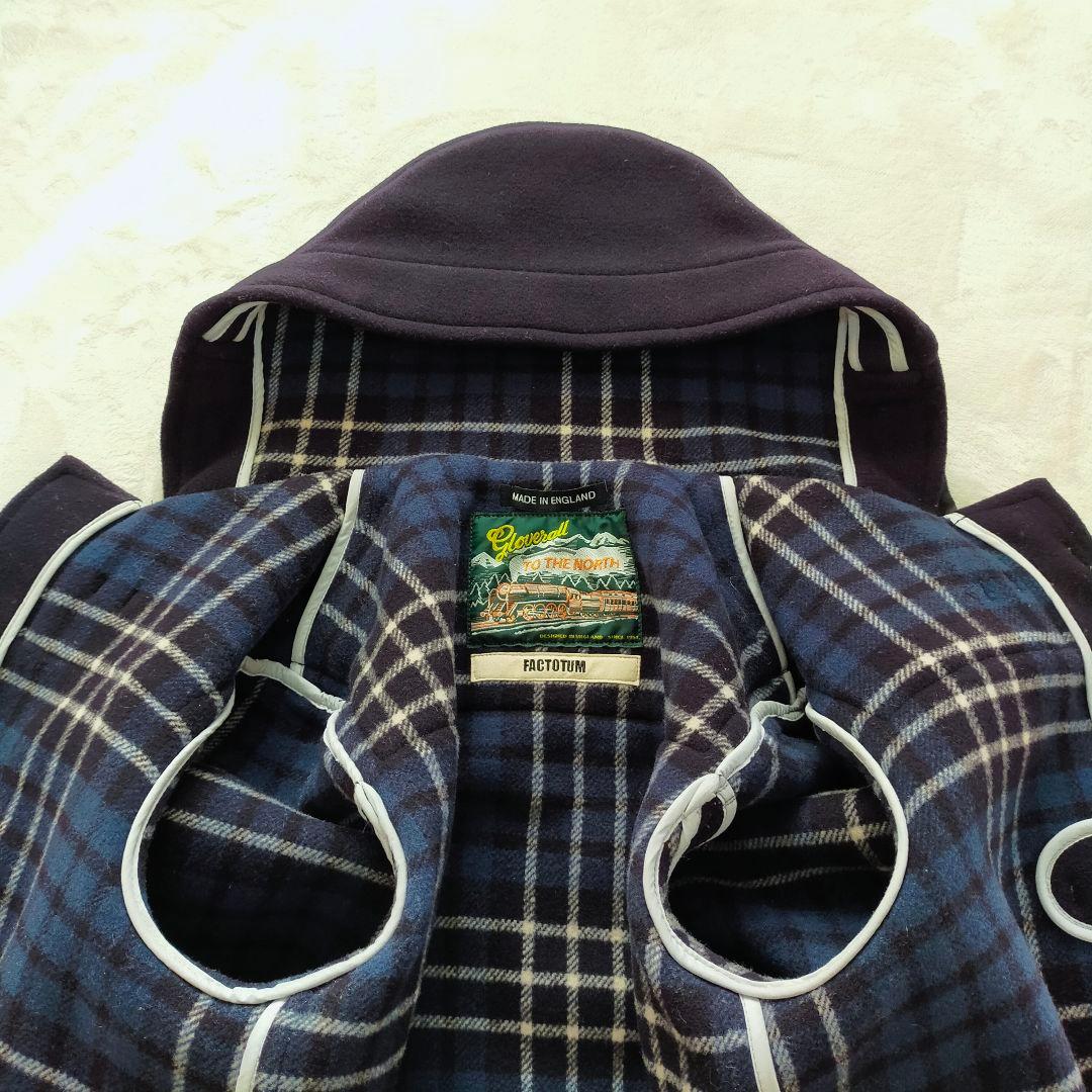 美品　FACTOTUM×GLOVERALL　S　ロングダッフルコート
