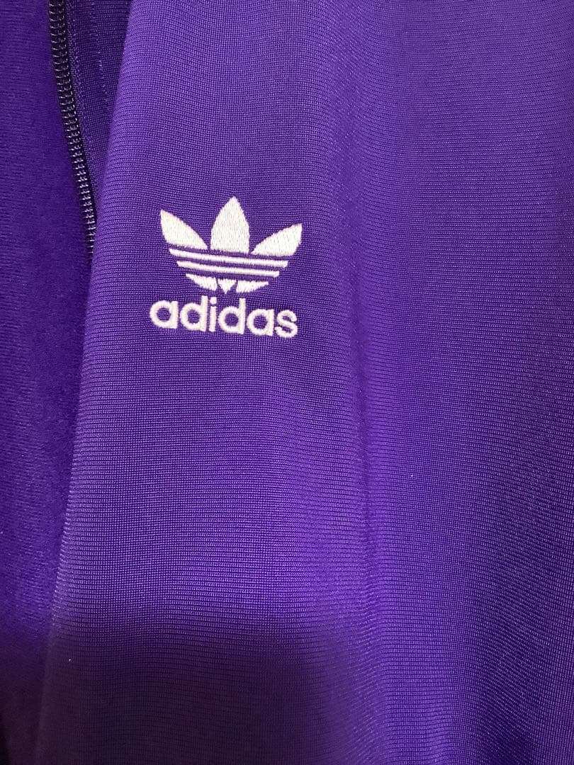 【値下げ中、早い者勝ち】adidas 紫色 トラックジャケット XL