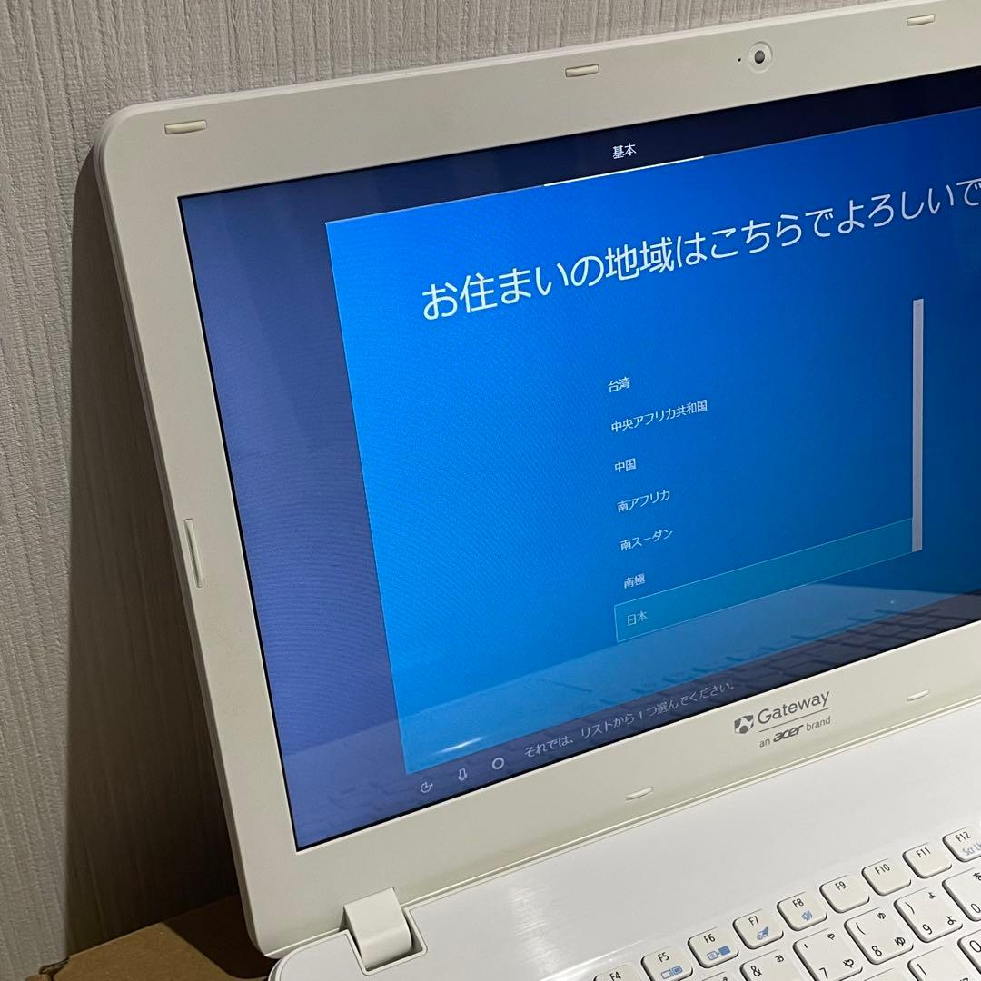 Gateway ノートパソコン NE NE574-S58G/F マーブルホワイト