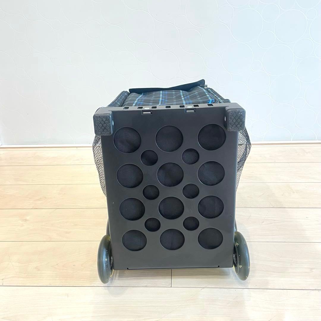 【美品】ZÜCA ズーカ キャリーバッグ 座れる スポーツ 旅行 遠征 チェック