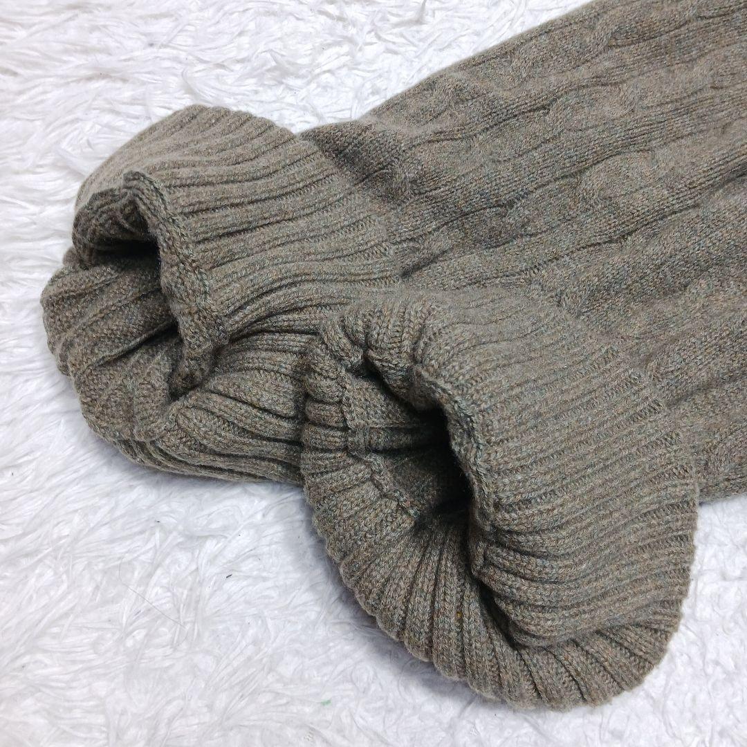 ✨レアデザイン✨ラルフローレン　カーデ　ポンチョ　ケーブルニット　カシミヤ混　M