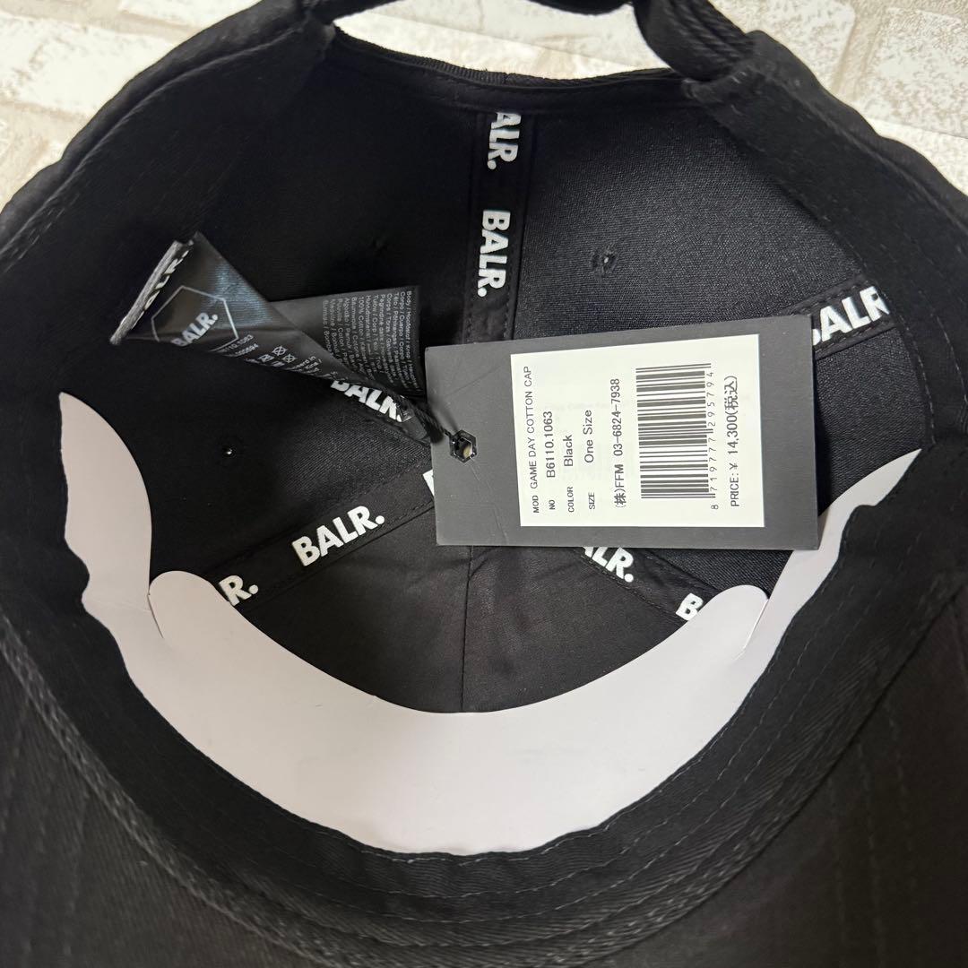 BALR. メンズ レディース ロゴキャップ キャップ ブラック