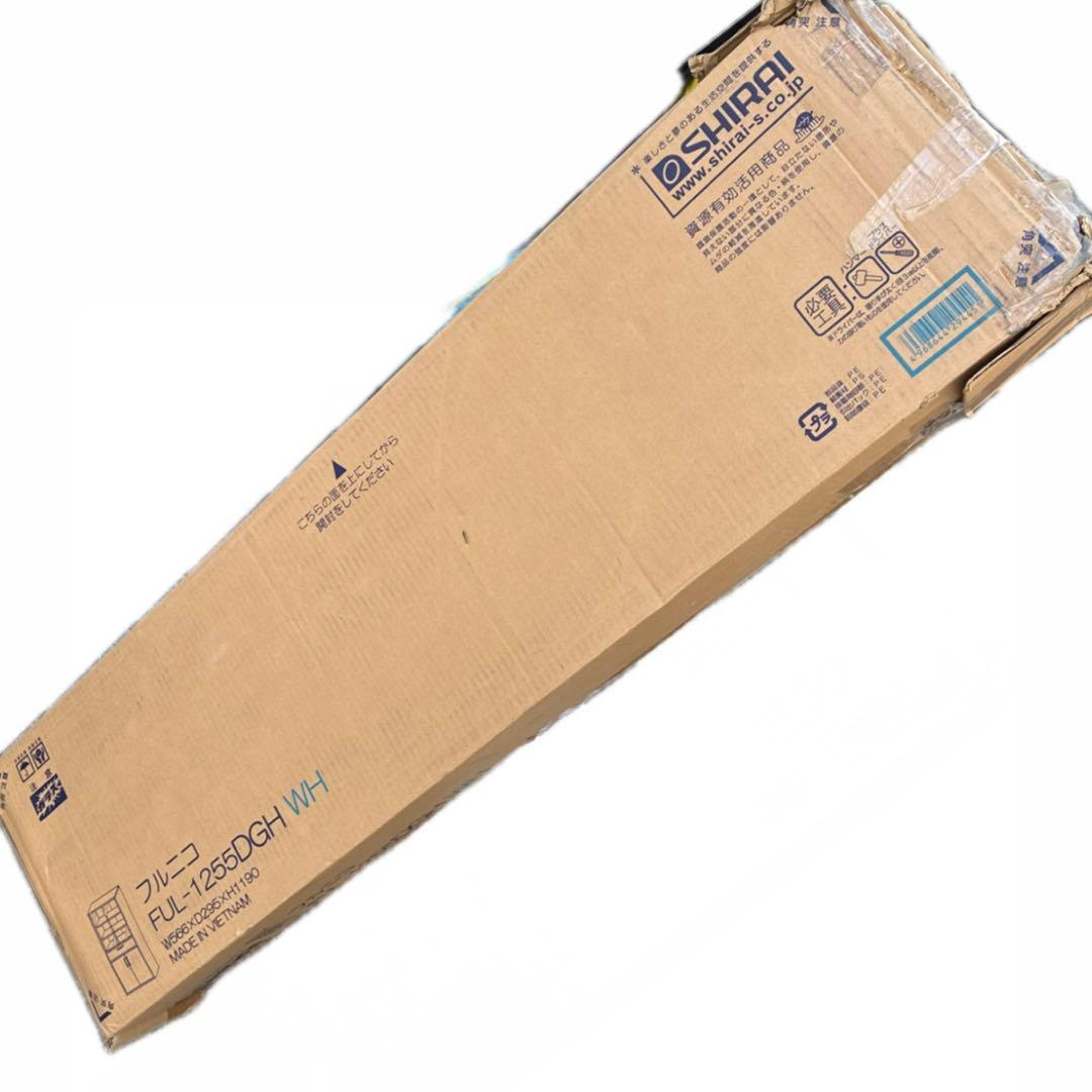 白井産業 食器棚 カップボード キッチン　FUL-1255DGHWH フルニコ