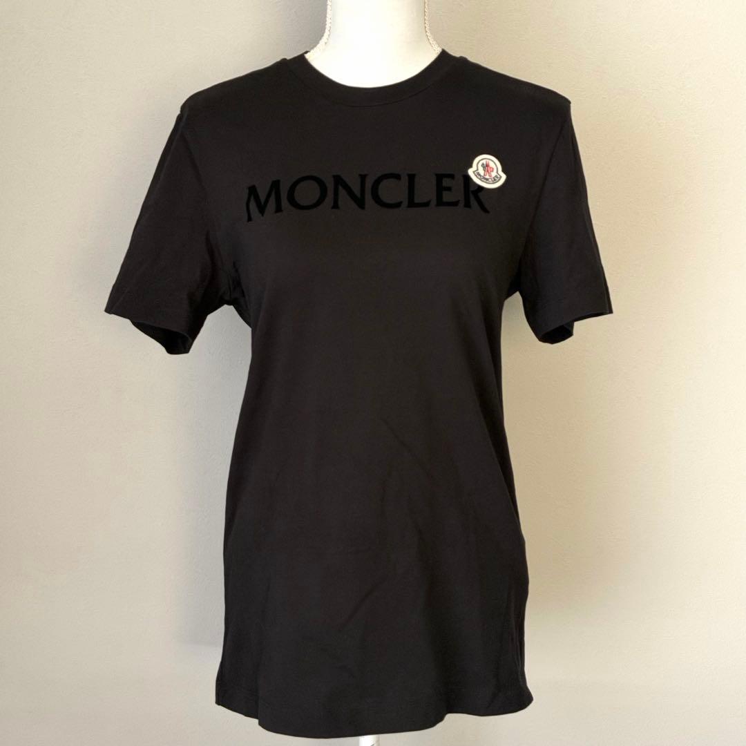 ✨極美品✨MONCLER モンクレール ロゴ Tシャツ ブラック 保存袋