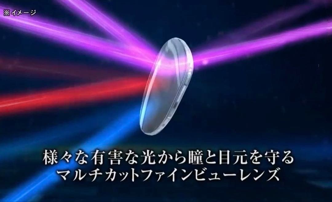 アイブレラエテルナ 多機能レンズ サングラス eyebrella 美品 ケース付