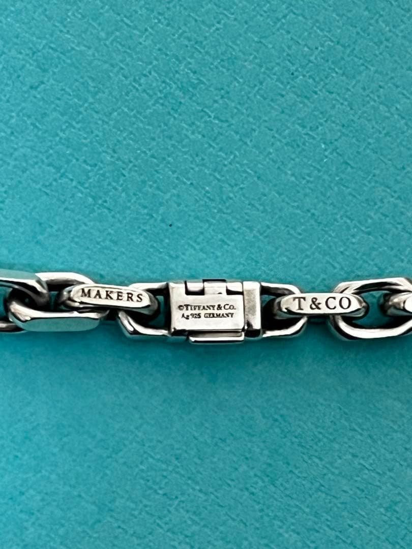 美品　ティファニー　メイカーズ　ナローチェーン　ネックレス　Tiffany
