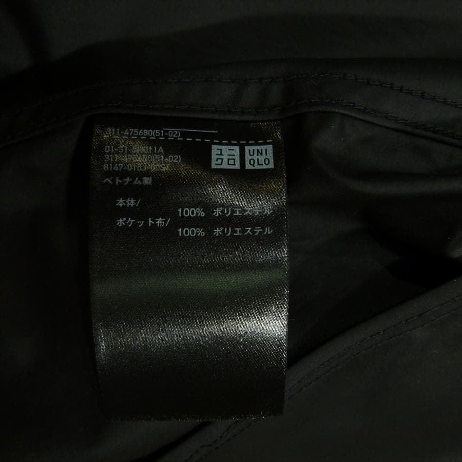 UNIQLO ウィンドプルーフ2WAYコート Black M