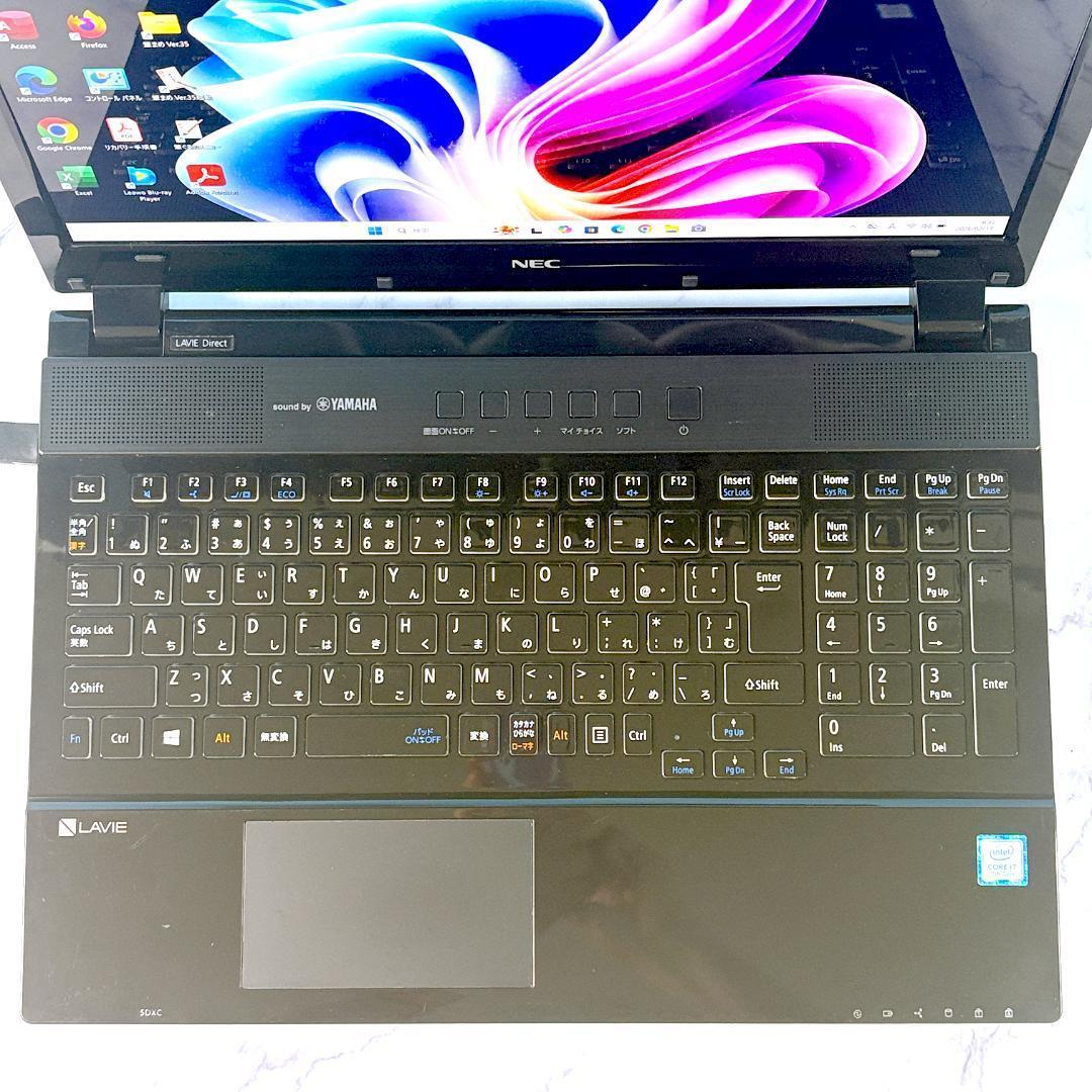 美品 Corei7・16GB・SSD・Win11・MSオフィス付 ノートパソコン