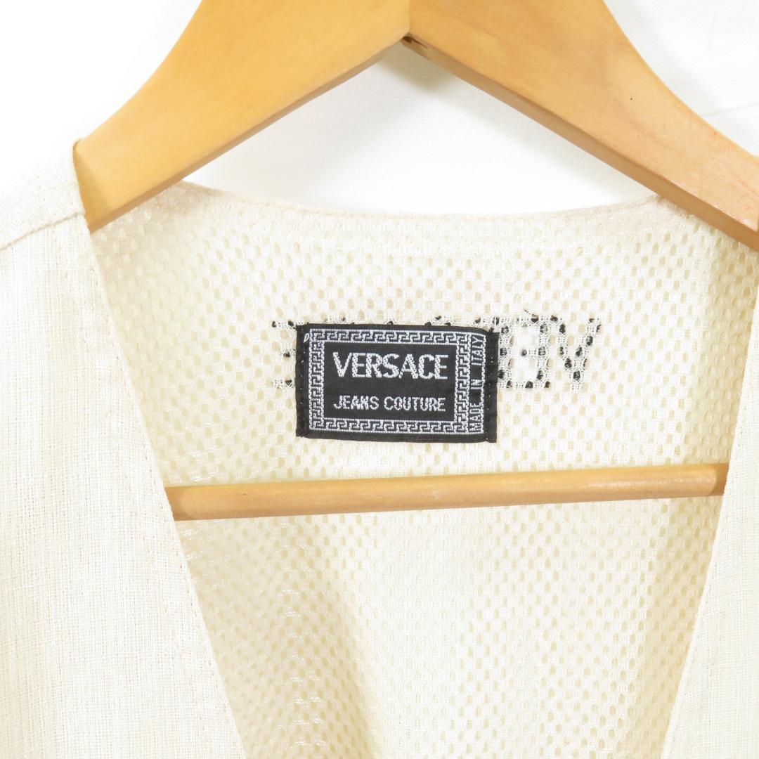 VERSACE JEANS COUTURE メデューサ リネン ベスト