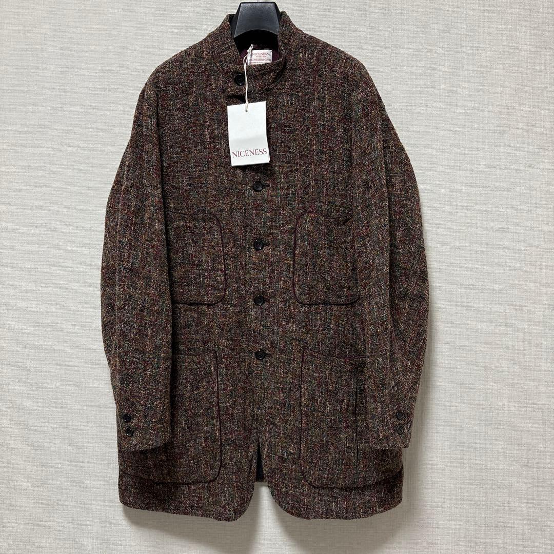 【極美品】23AW 定価18万 NICENESS ナイスネス ツイードジャケット