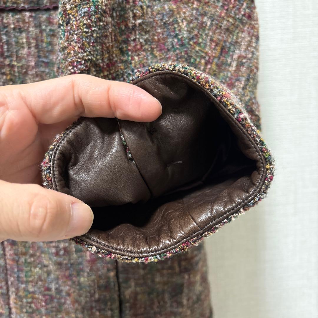 【極美品】23AW 定価18万 NICENESS ナイスネス ツイードジャケット