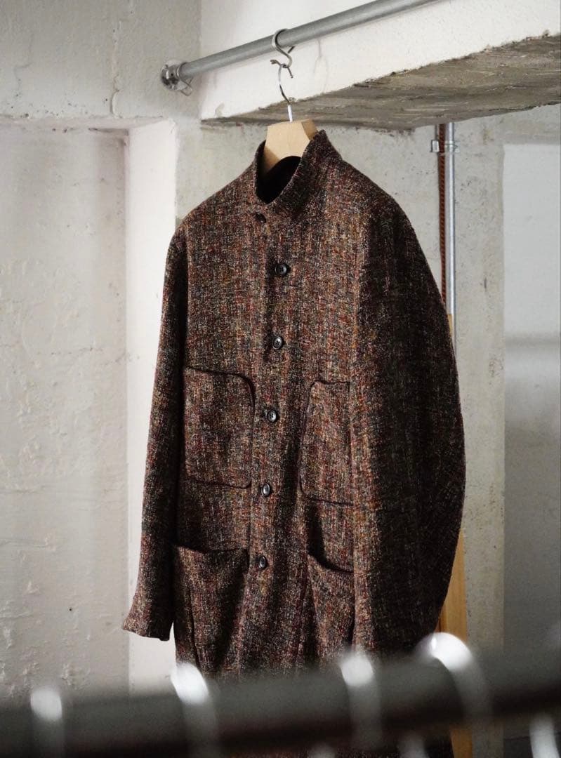 【極美品】23AW 定価18万 NICENESS ナイスネス ツイードジャケット
