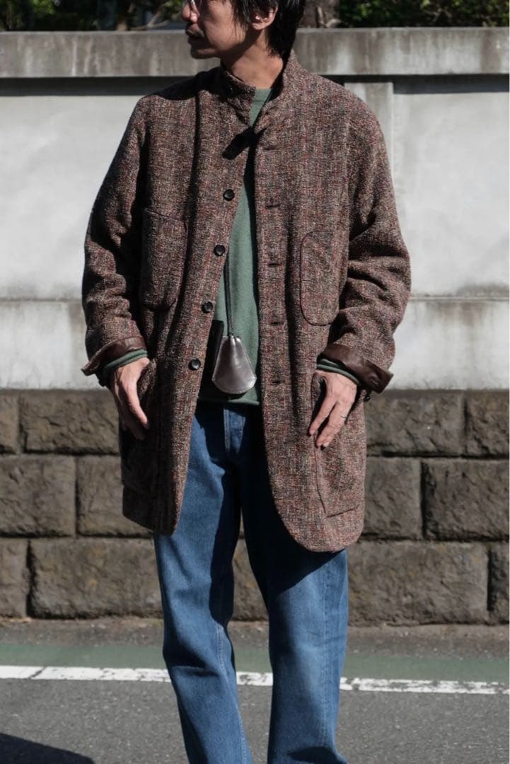【極美品】23AW 定価18万 NICENESS ナイスネス ツイードジャケット