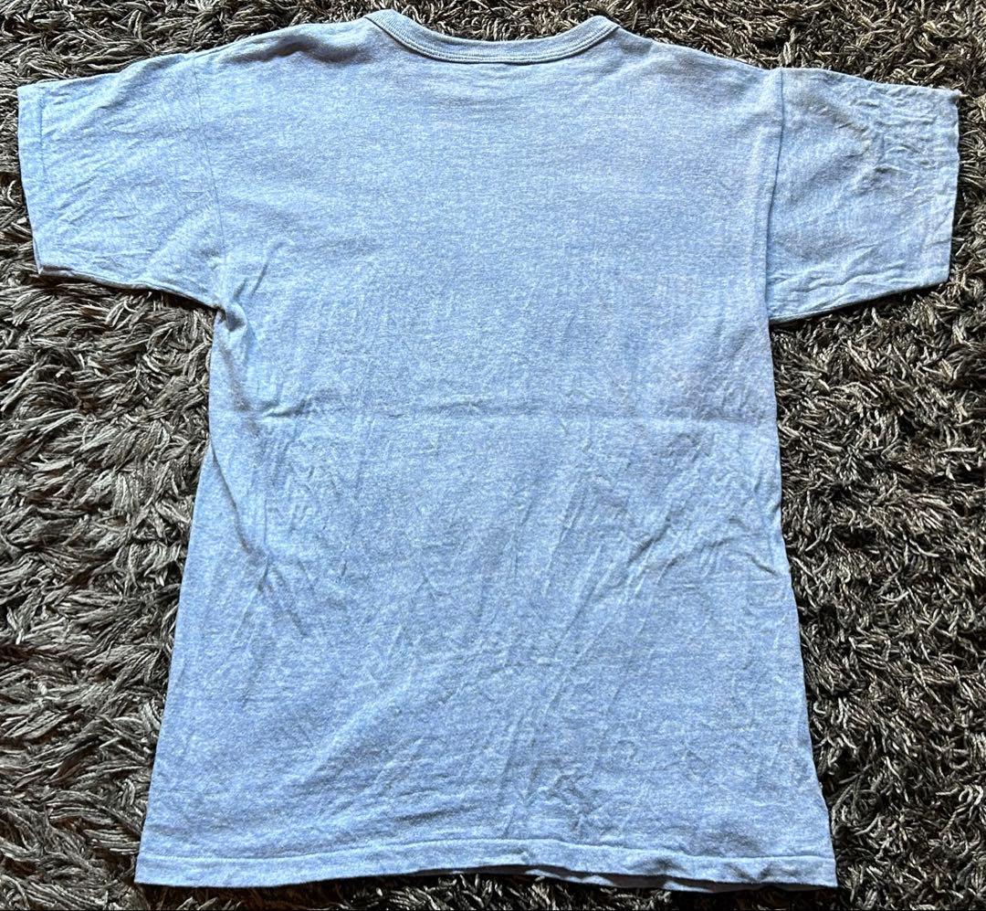 80sチャンピオントリコタグTシャツLアメリカ製 染み込みUCLA
